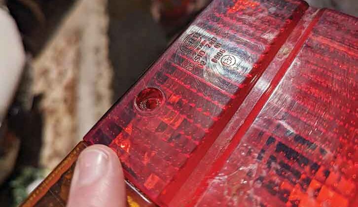 The part number on the back light
