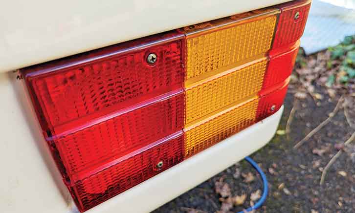 The new lens on the back light
