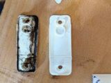 The distorted rubber gasket