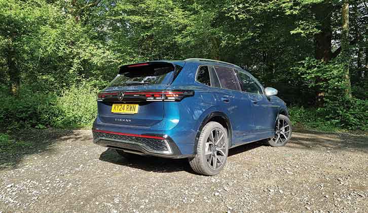The VW from the rear