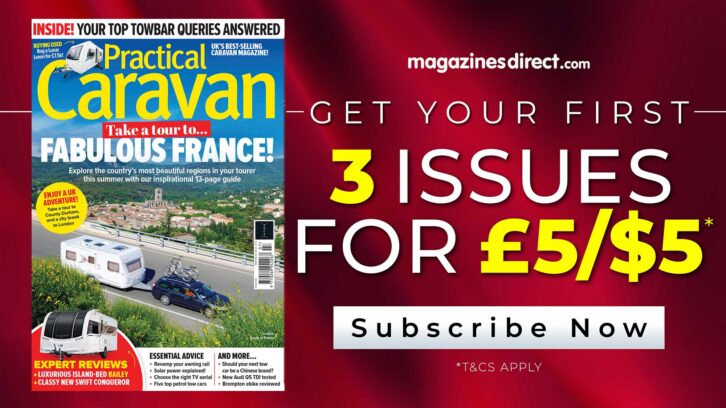 Subscribe to Practical Caravan and get 3 issues for £5/$5