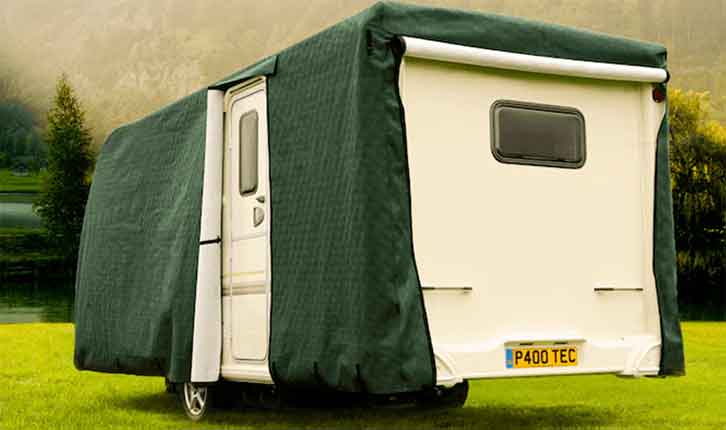 A Protec caravan cover