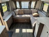 The lounge in the Coachman Acadia 675 Xtra