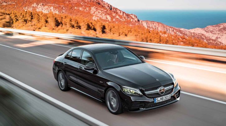 A Mercedes C-Class