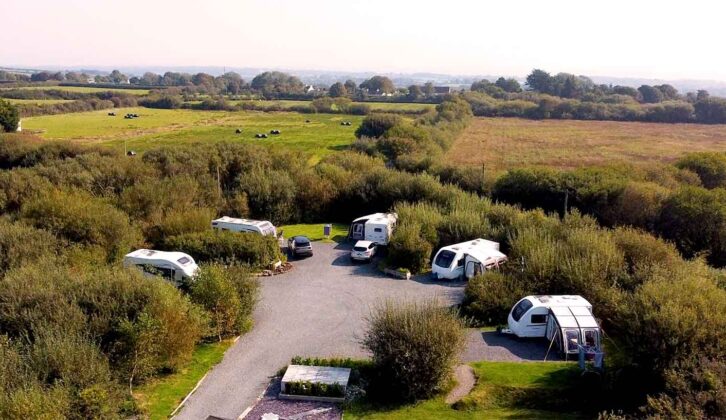 An aerial shot of Brambles