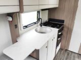 The kitchen area