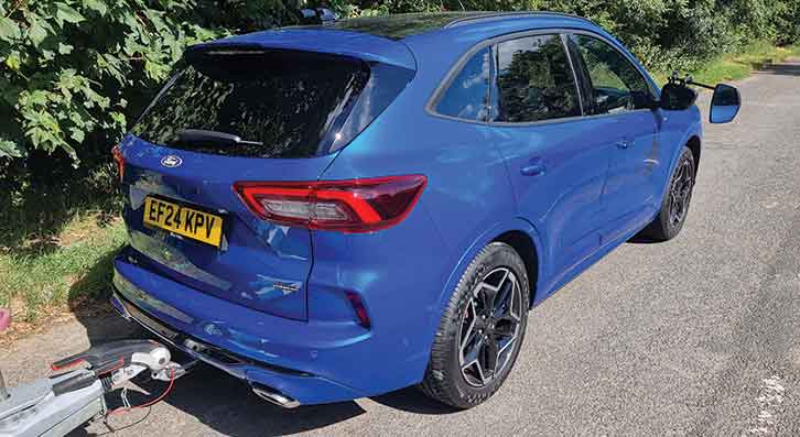 The Kuga from the rear