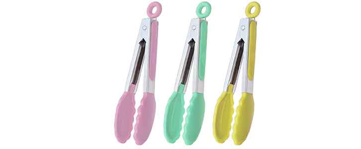 Silicone tongs