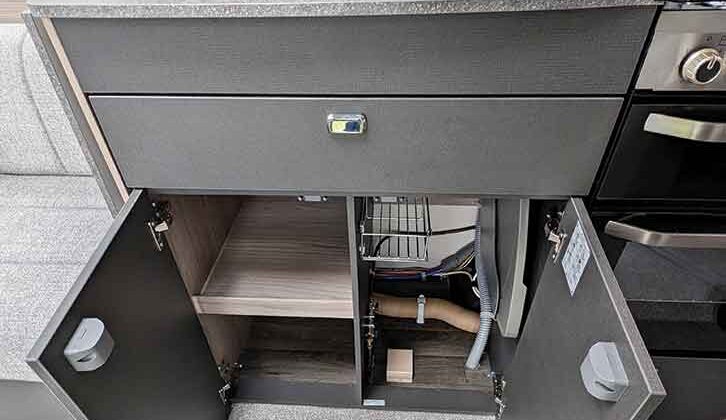 The kitchen storage