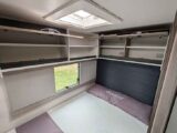 The lockers above the bed in the Swift