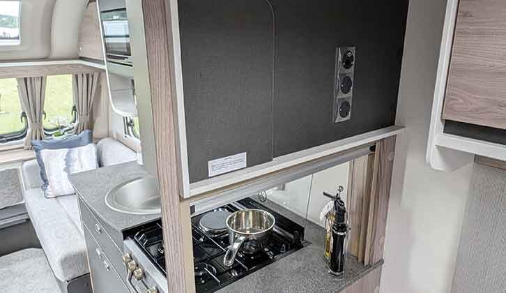 The space above the breakfast bar