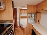 The fixed bed and corner washroom