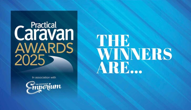 The winners of the Practical Caravan Awards 2025