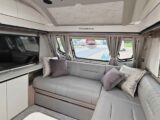 A TV in a caravan
