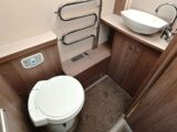 The washroom in the 2018 Compass Camino 550