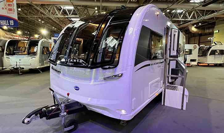 A Bailey Alicanto Deluxe Alvor at the NEC Show