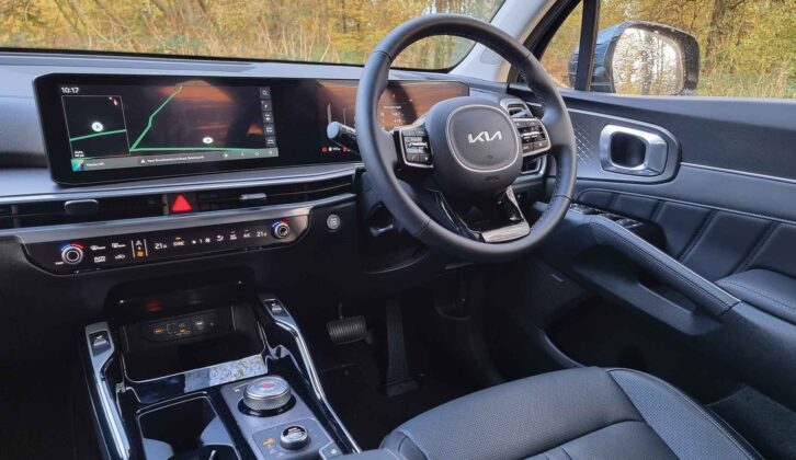 The cabin of the Sorento