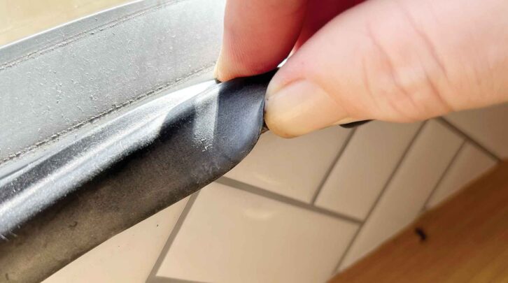 Refitting the rubbers