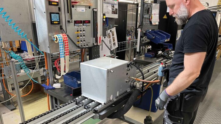Pressure testing the 3030 boiler