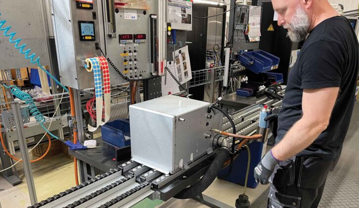 Pressure testing the 3030 boiler
