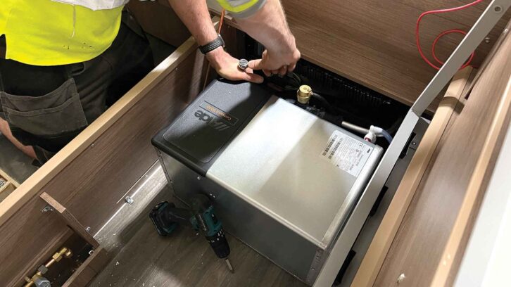 Installing Alde 3030