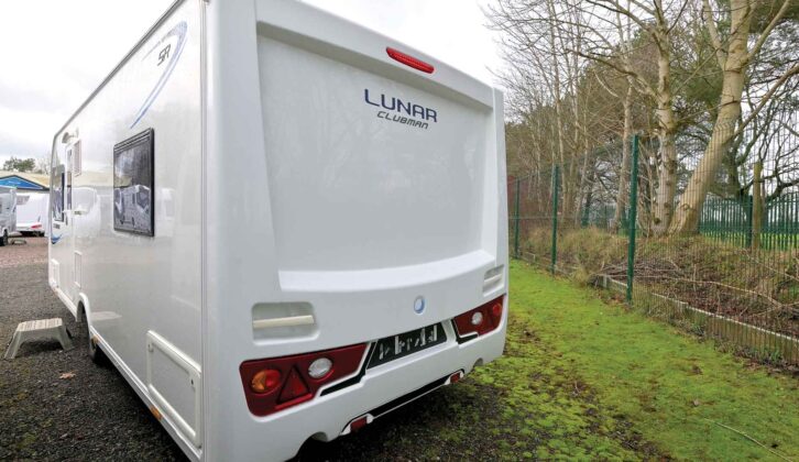 The rear of the tourer