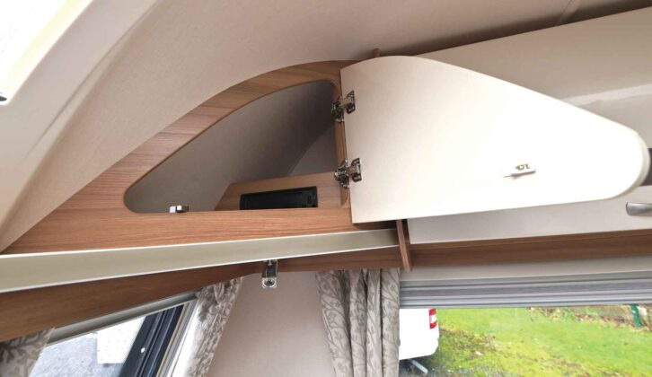 An overhead locker