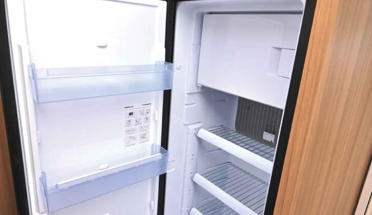 The Dometic fridge/freezer