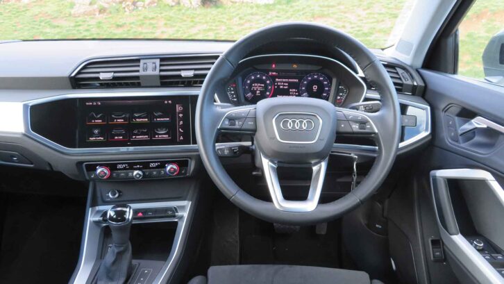 The cabin of the Q3