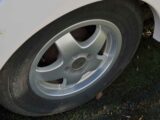 One of the alloy wheels