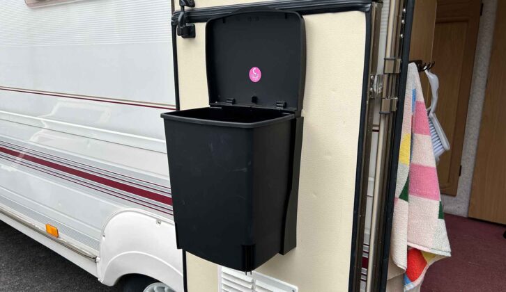 The caravan door bin