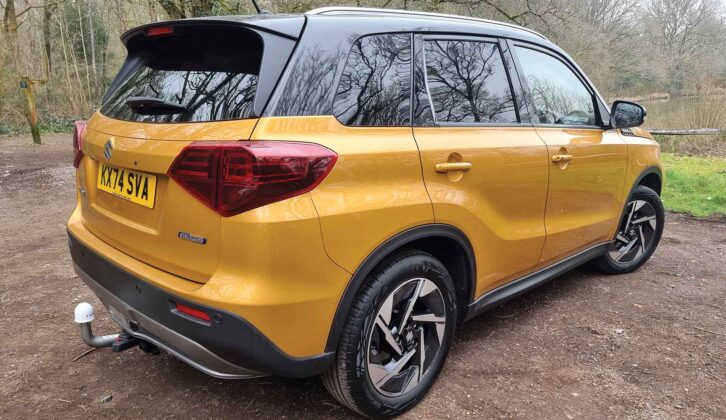 The Vitara from the rear