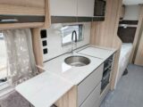The kitchen area