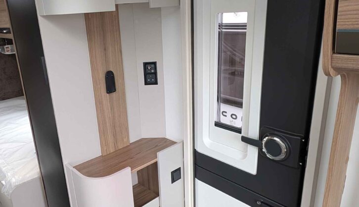The Thetford fridge by the door