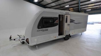 A Swift Sprite caravan