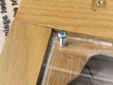 Panhead screws secured the Perspex