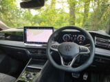 The cabin of the VW Tiguan