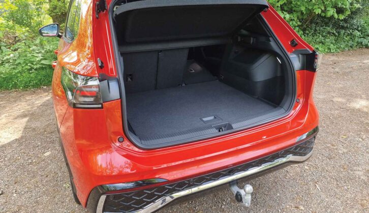 The boot of the Tiguan