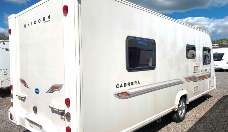 The rear of the tourer