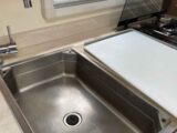 The stainless-steel sink