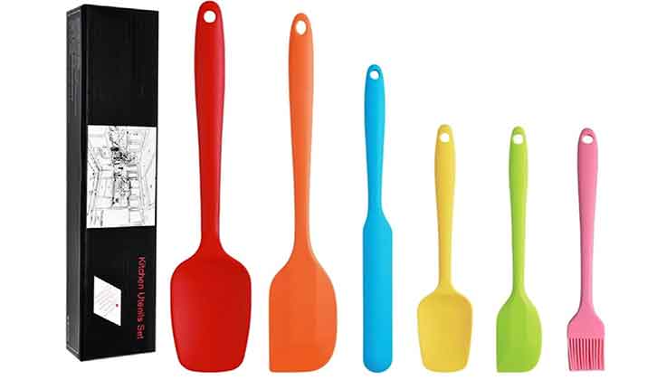 Silicone Rubber Spatula Set