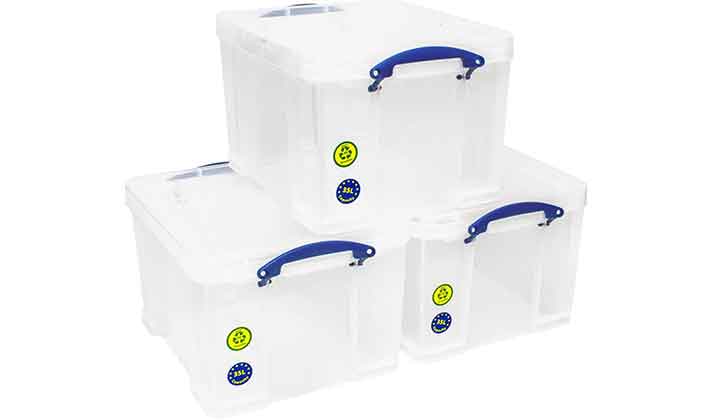 Really Useful Plastic Storage Box Bonus Pack