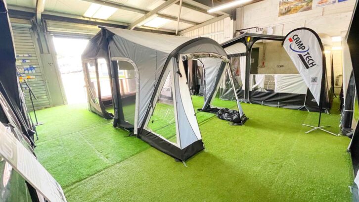 The awning showroom