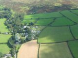An aerial view of Langstone Manor