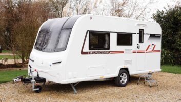 A Bailey Unicorn caravan