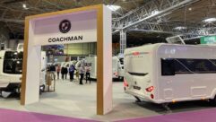 The Coachman stand at the 2025 Caravan, Camping and Motorhome Show