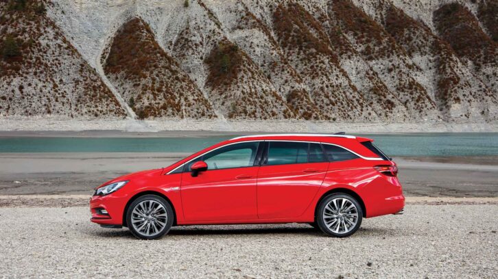 A Vauxhall Astra Sports Tourer