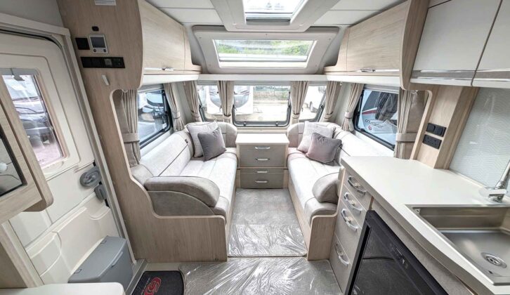 The lounge in the Mistral