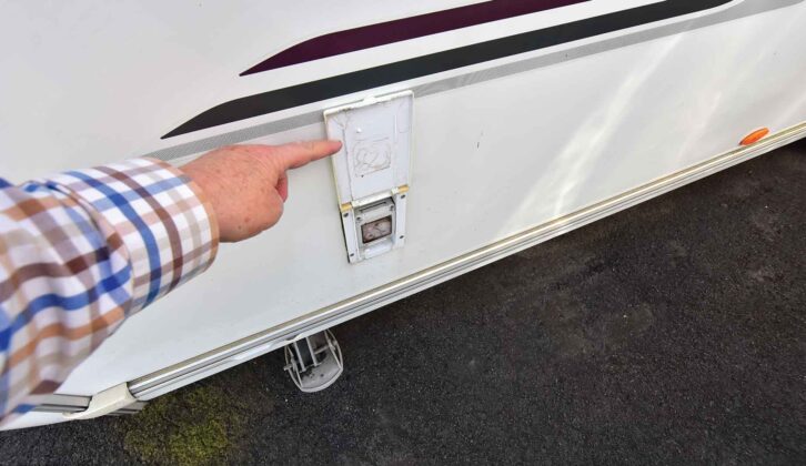 The external mains socket