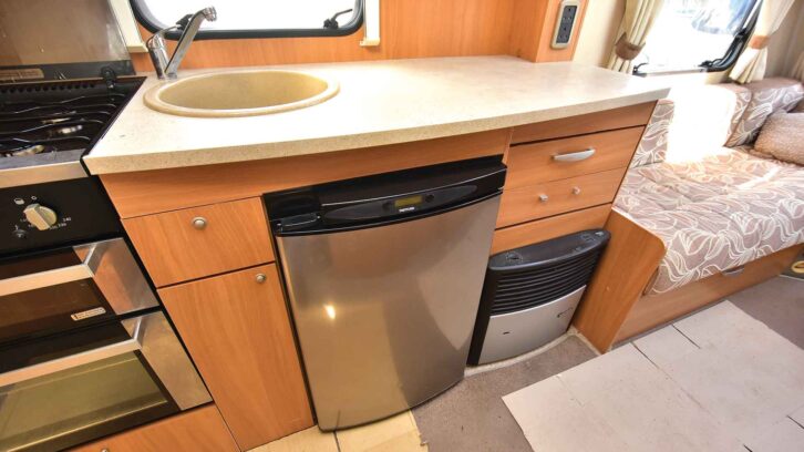 A 107-litre Thetford Digital fridge